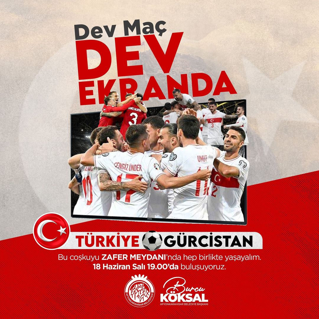 Afyonkarahisar'da EURO2024 Heyecanı