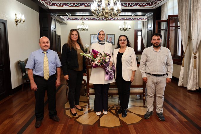 Afyonkarahisar Valisi Doç. Dr. Kübra Güran Yiğitbaşı, Afyonkarahisar Tabip Odası Başkanı ve Yönetim Kurulunu Kabul Etti