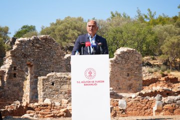 Kültür ve Turizm Bakanı Mehmet Nuri Ersoy, Kissebükü Antik Kenti'nde Yürütülen Çalışmalar Hakkında Açıklama Yaptı