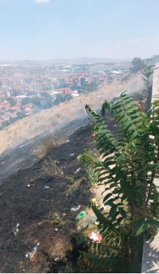 HIDIRLIKTAÇIKAN OT YANGINI KISA SÜREDE SÖNDÜRÜLDÜ