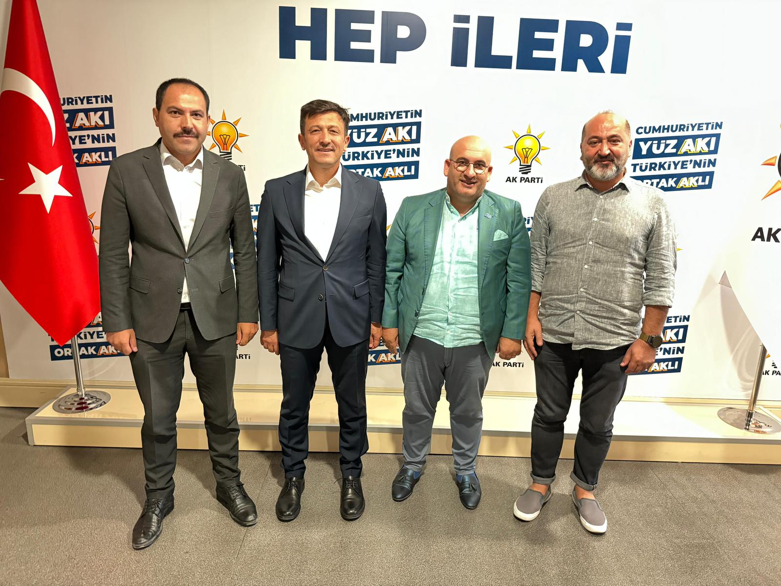 TİGAD Heyeti AK Parti Genel Merkezi'nde Hamza Dağ'ı Ziyaret Etti