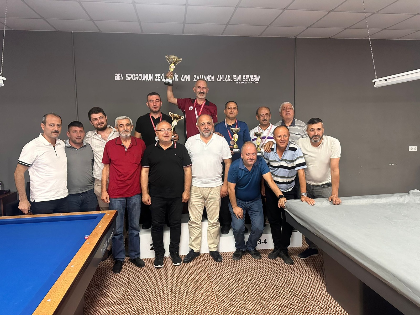 Afyonkarahisar Üç Bant Bilardo İl Şampiyonası 2. Etap Turnuvası Tamamlandı