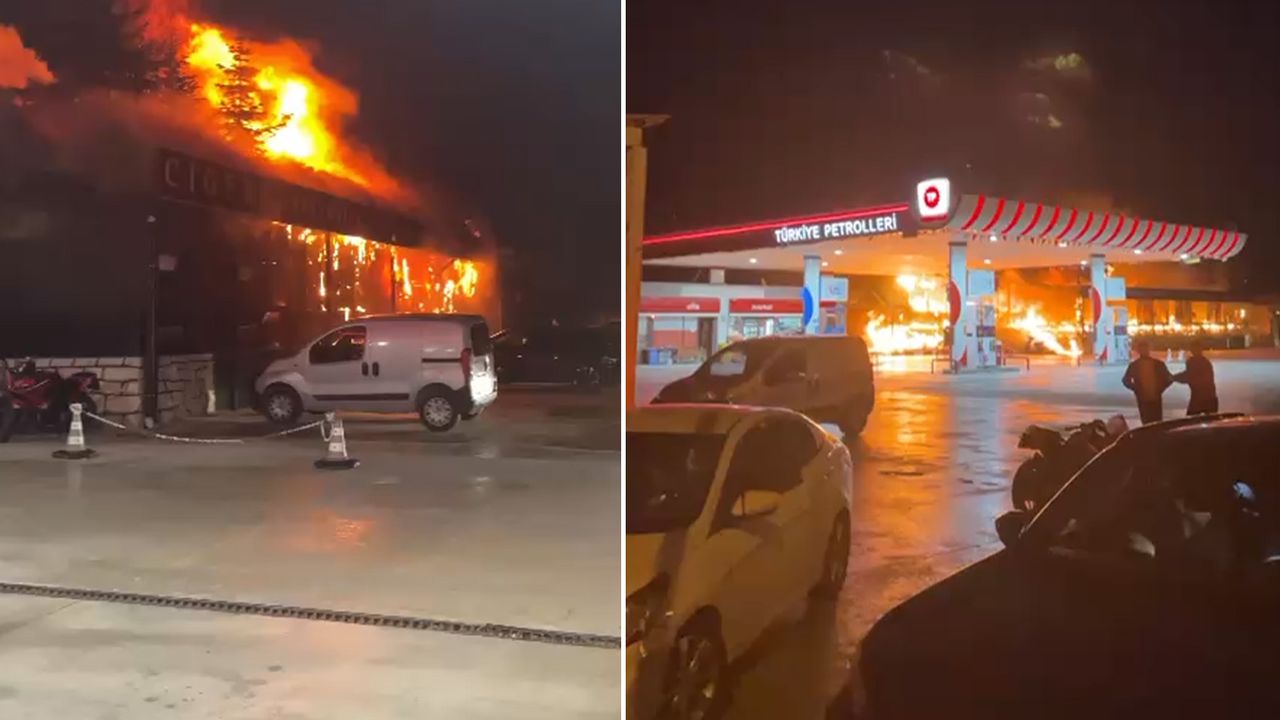 Restoranda çıkan yangında faciadan dönüldü