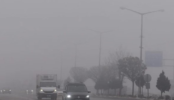 İl Merkezinde Yoğun sis Etkili oldu