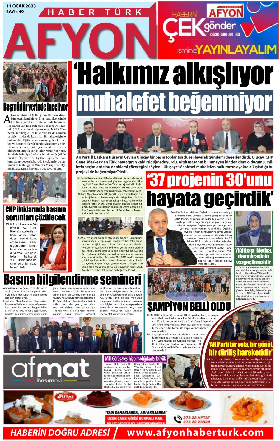 11 Ocak 2023 e-gazetemiz