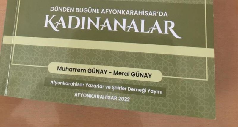 Dünden bugüne Afyonkarahisar'da kadınanalar