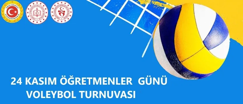 24 Kasım öğretmenler günü kapsamında İscehisar’da öğretmenler arası voleybol turnuvası Düzenlenecek