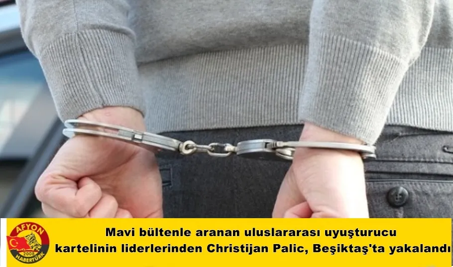 Mavi bültenle aranan uluslararası uyuşturucu kartelinin liderlerinden Christijan Palic, Beşiktaş'ta yakalandı