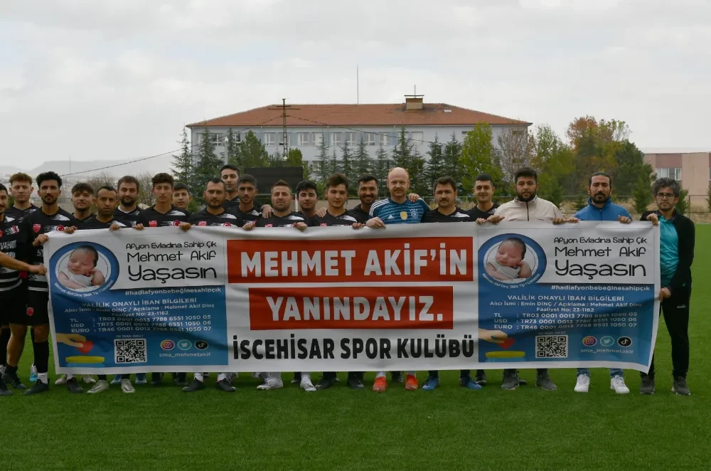 Futbolculardan, SMA hastası miniğe destek