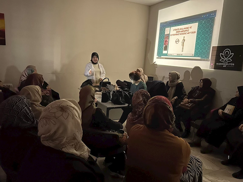 Emirdağ Kadın Kültür Evi'nden Kadınlara Osteoporoz Semineri