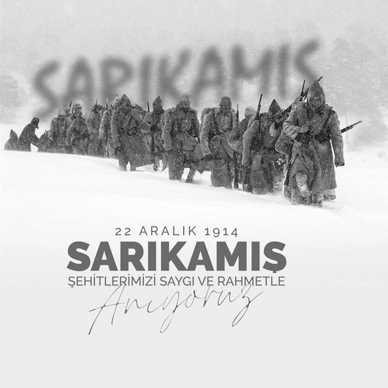 Afyonkarahisar Şubesi'nden Sarıkamış Harekatı'nın 109. yılında anma töreni yapıldı.