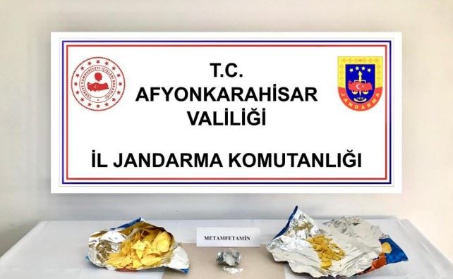 Cips poşeti içerisine Uyuşturucu Yakalandı.