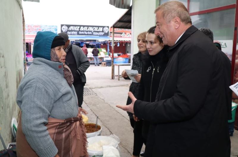 Olgun: Size söz, pazarcı esnafın yüzü gülecek