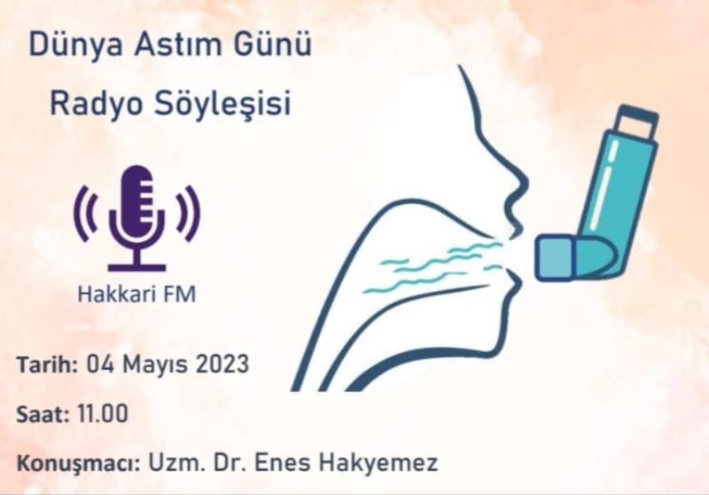 Uzm. Dr. Enes HAKYEMEZ Hakkari FM'ye Konuk Oluyor! #AstımGünü