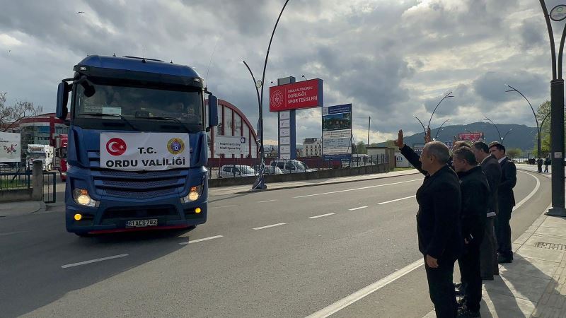 Ordu Depremzedelere 300 Tır Yardım Yaptı.