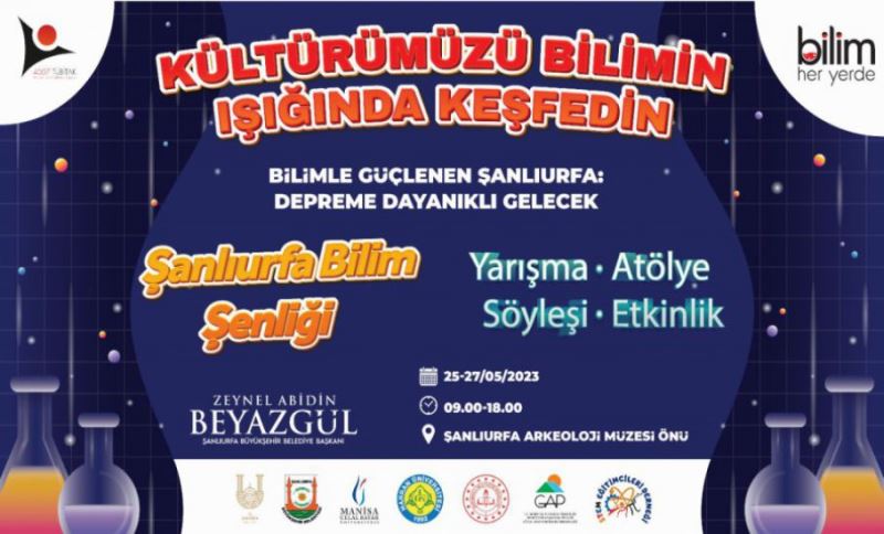 Şanlıurfa Büyükşehir Belediyesi’nden Bilim Şenliği