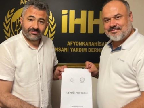 Sosyal Çevre  Derneği (SOÇEV) ile Afyon İHH arasında işbirliği ortak protokolü imzalandı.