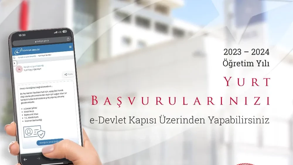 KYK Yurt Başvuruları Başladı