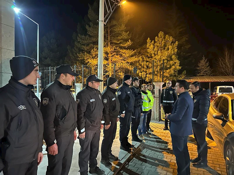 Şuhut Kaymakamı, huzur ve güven için görev yapanlara teşekkür etti