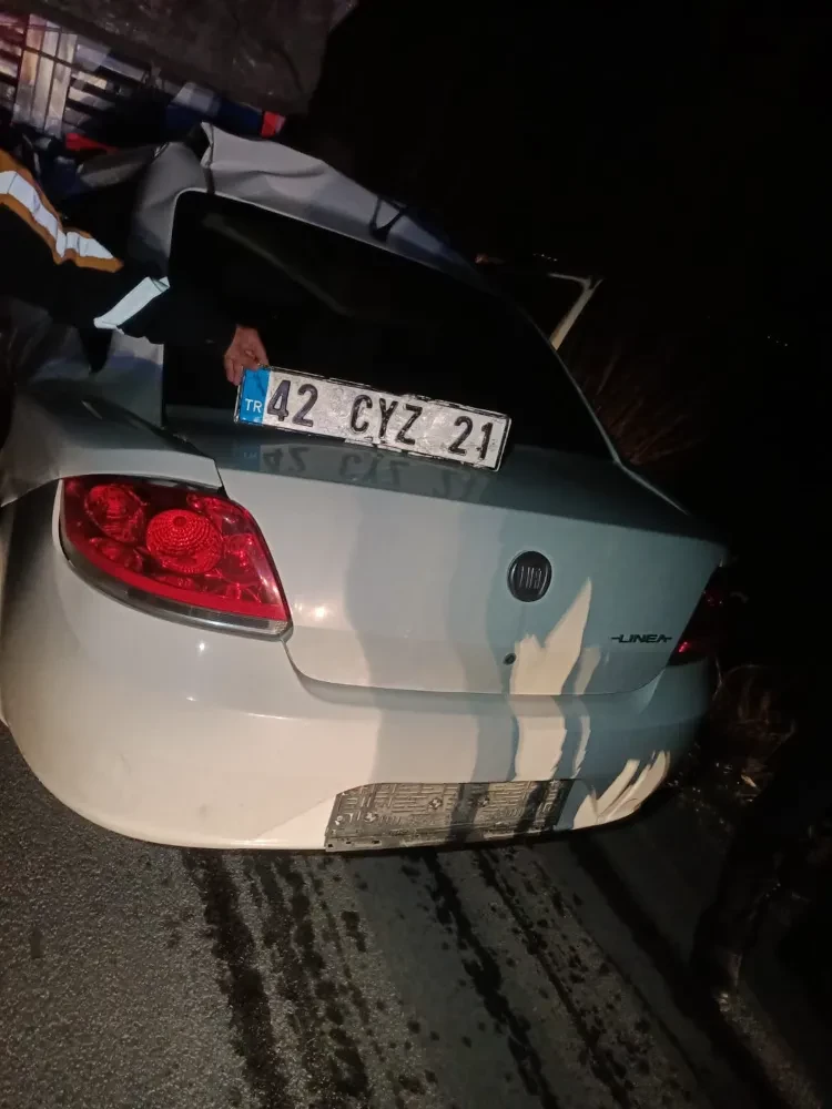 Konya yolunda trafik kazası