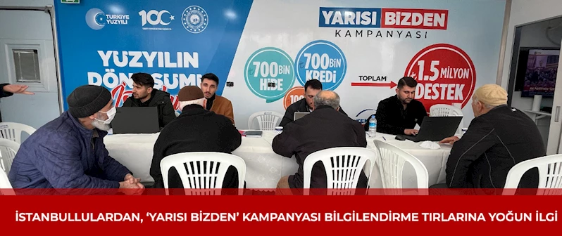 İstanbul'da Bilgilendirme Tırları Yoğun İlgi Görüyor