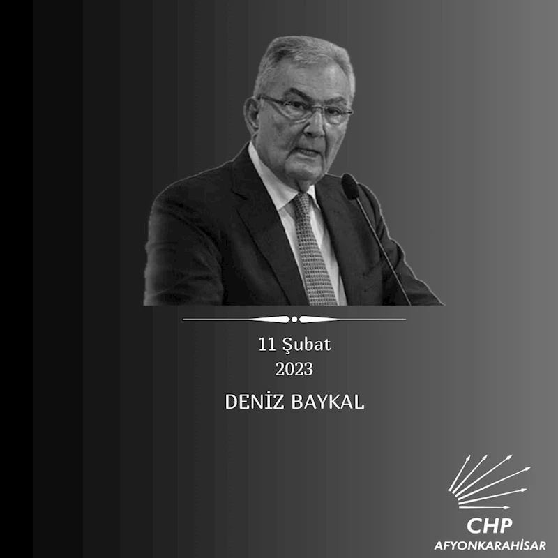 CHP'nin eski lideri Deniz Baykal'ın vefatının birinci yılında anma törenleri düzenlendi