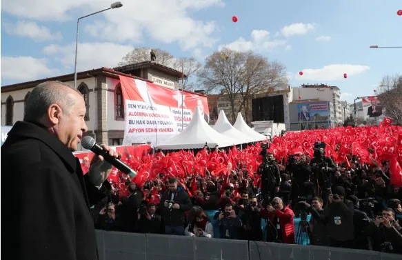 CUMHURBAŞKANI ERDOGAN AFYONKARAHİSARA GELİYOR.