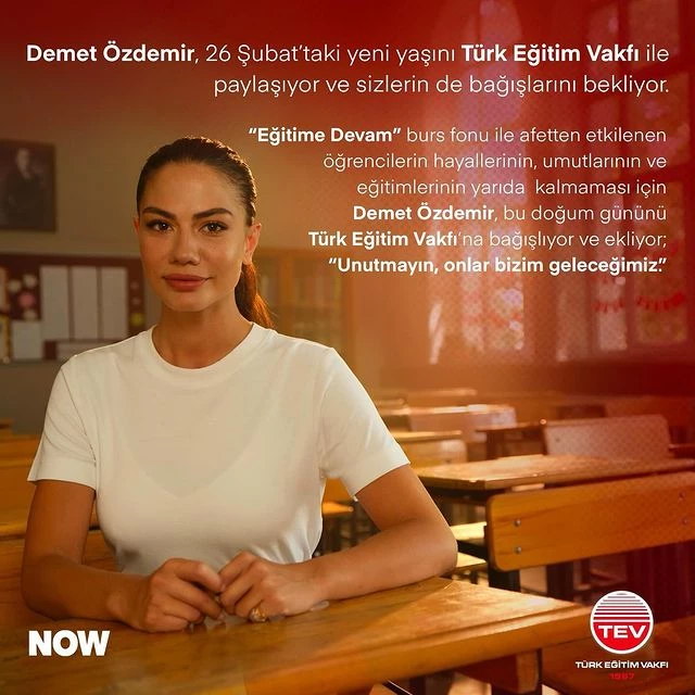 Demet Özdemir, Depremzedelere Destek İçin Eğitime Devam Projesine Katıldı