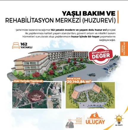 Başkan Adayı Uluçay’dan modern huzurevi projesi