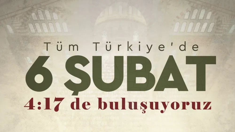 AGD’den Çağrı, 'Deprem Saatinde Camilerde Buluşuyoruz'