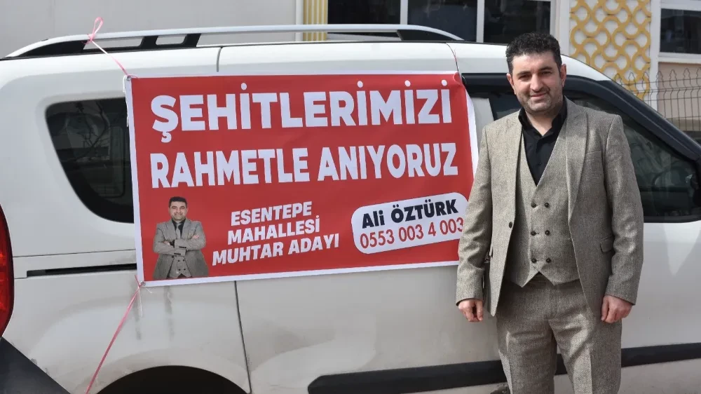 Esentepe Muhtar Adayı Öztürk'ten 