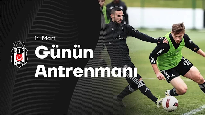 Beşiktaş, Antalyaspor maçı öncesi yoğun bir antrenman programı uyguluyor.