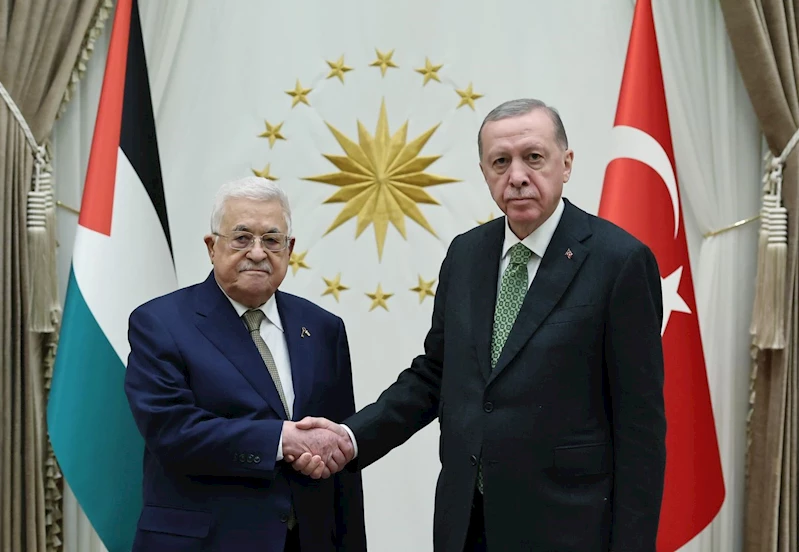 Erdoğan, Mahmud Abbas'ı ağırlayarak Filistin meselesine desteklerini dile getirdi.