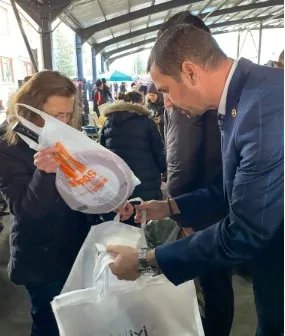 İYİ Parti Adayı Yağcı, Harbiş Pazar Esnafıyla Buluştu!