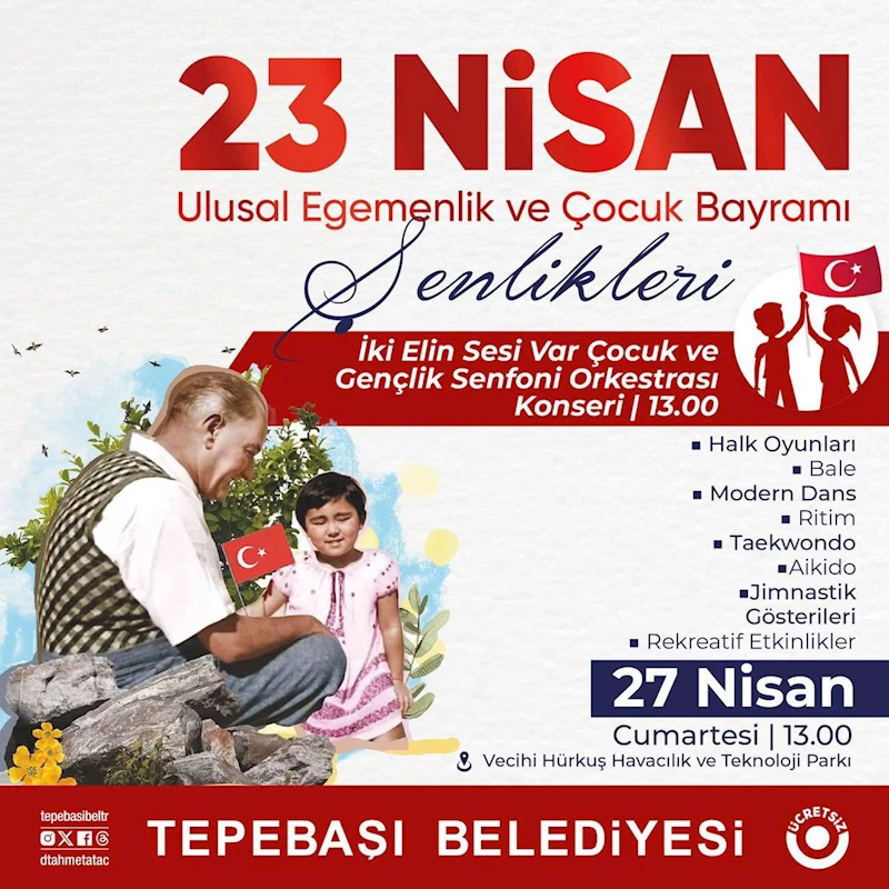 Ulusal Egemenlik ve Çocuk Bayramı, Hava ve Teknoloji Parkı'nda Müzik ve Eğlence Dolu Bir Etkinlikle Kutlanıyor