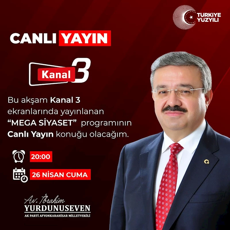 Mega Siyaset Programı Bu Akşam Kanal3'te