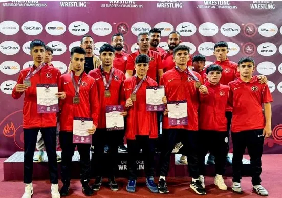 Osman Kaplan U-15 48 Kg Kategorisinde Avrupa İkincisi