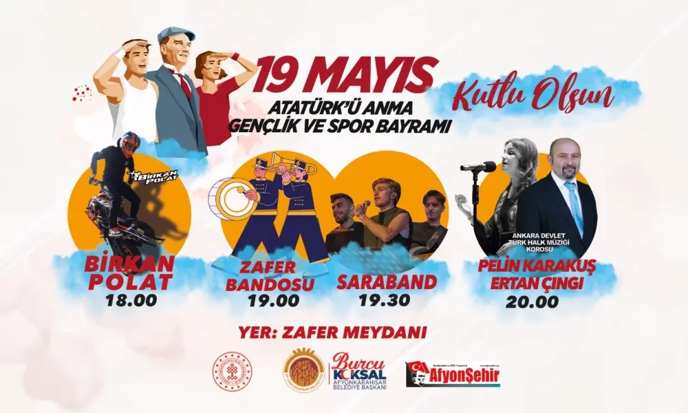 19 Mayıs Atatürk'ü Anma Gençlik ve Spor Bayramı Etkinlikleri