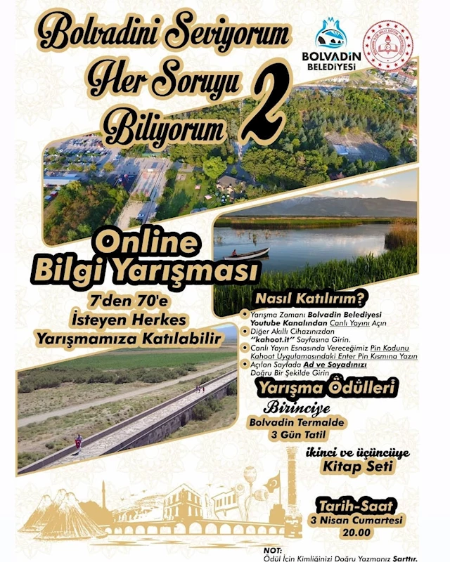 “BOLVADİN’İ SEVİYORUM HER SORUYU BİLİYORUM