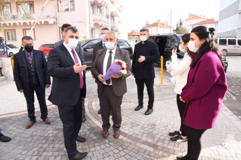 Baskan Zeybek’ten Baskan Koyuncu’ya ziyaret