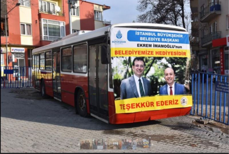 Istanbul Büyüksehir Belediye Baskani Ekrem Imamoglu, Dazkiri Belediyesi’ne bir adet otobüs gönderdi.