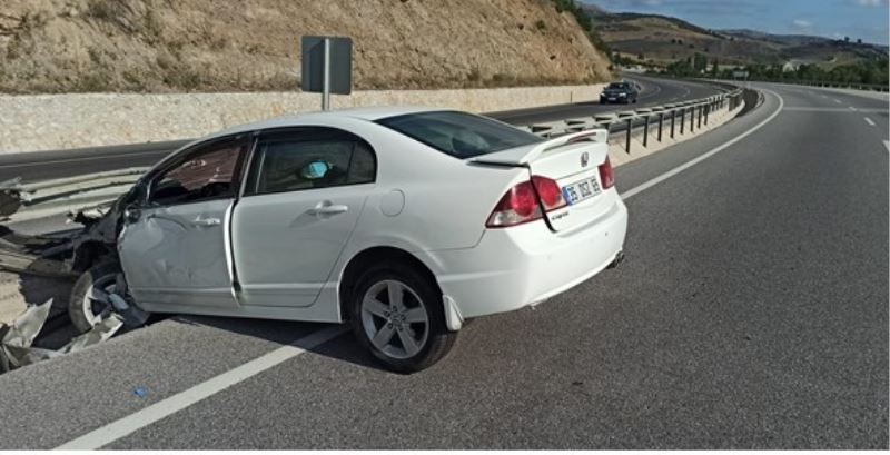 TRAFIK KAZASINDA AZKALSIN CANINDAN OLUYORDU