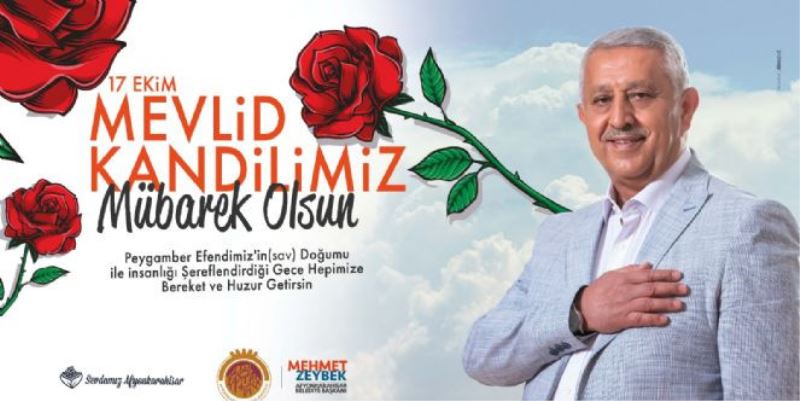 BASKAN ZEYBEK’TEN MEVLID KANDILI MESAJI