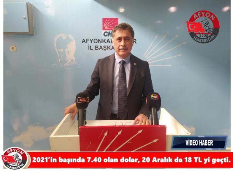 2021’in basinda 7.40 olan dolar, 20 Aralik da 18 TL yi geçti.