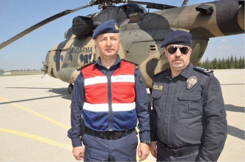 Afyonkarahisarda Helikopter Destekli Asayis Ve Trafik Denetimi