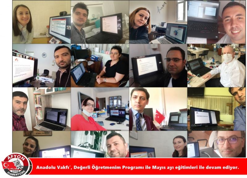 Anadolu Vakfi’, Degerli Ögretmenim Programi ile Mayis ayi egitimleri ile devam ediyor.