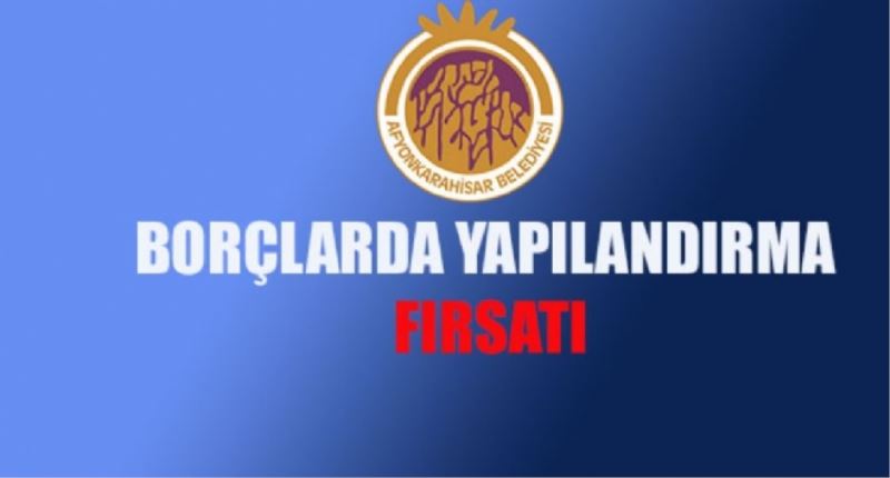 Borçlarda Yapilandirma Firsati