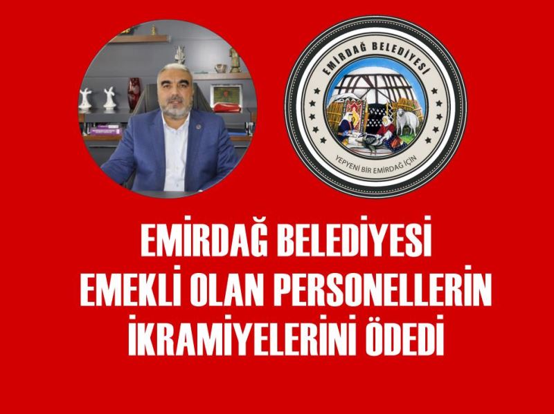 Emirdag Belediyesi Emekli Olan Personellerin Ikramiyelerini Ödedi