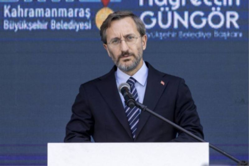 Fahrettin Altun, Kahramanmaras'ta uluslararasi fuarda konustu