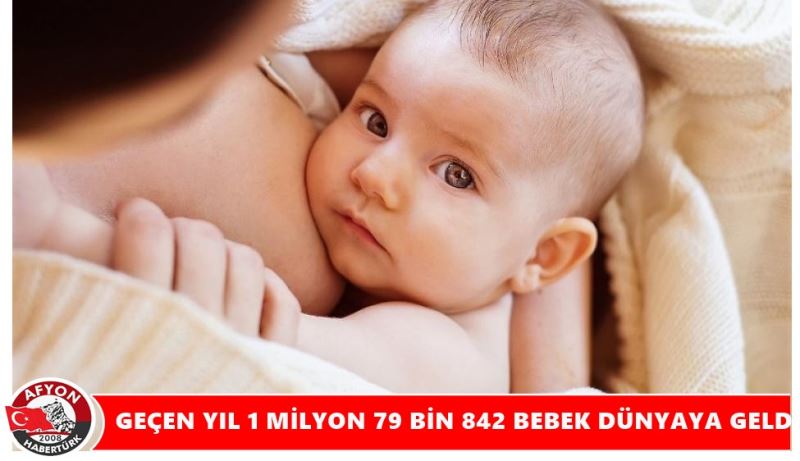 GEÇEN YIL 1 MILYON 79 BIN 842 BEBEK DÜNYAYA GELDI